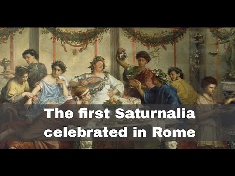 17th December 497 BCE: The first Saturnalia festival celebrated in ancient Rome