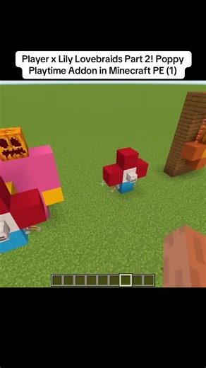 #Player x Lily Lovebraids Part 2! Poppy Playtime Addon in Minecraft PE (1)