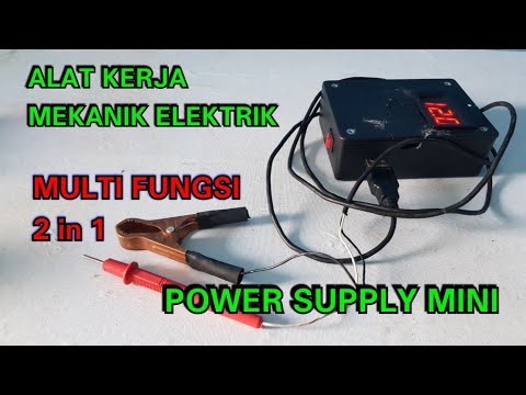 Electrical Mechanic Work Tools - Mini 2 in 1 Power Supply - creative ideas for making your own tools