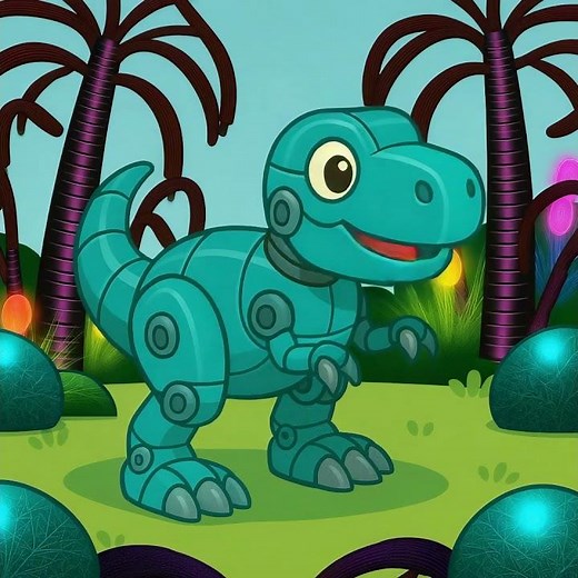 Introducing RexBot! 🚀🦖 The Brave Leader of the Robo Dino Squad!