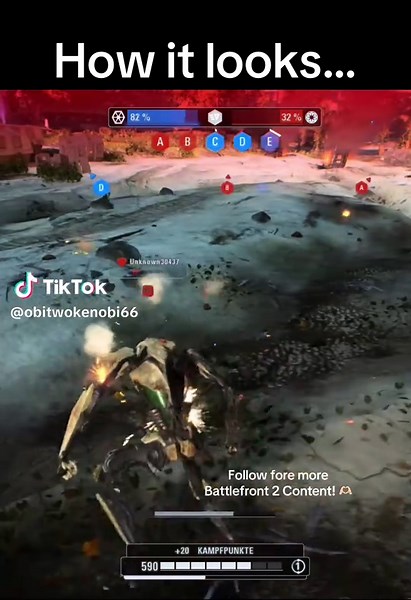 How it looks vs how it feels… 🔥 #starwars #fyp #viral #starwarsbattlefront2 #starwarsbattlefront2community #battlefront2 #battlefront2clips #epicmoments #epic #international #bestmoments #clips #funnymoments #bf2