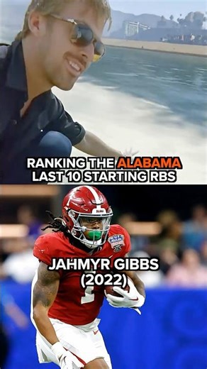 RANKING THE BAMA RBS #alabamafootball #crimsontide #rolltide #collegefootball #cfb