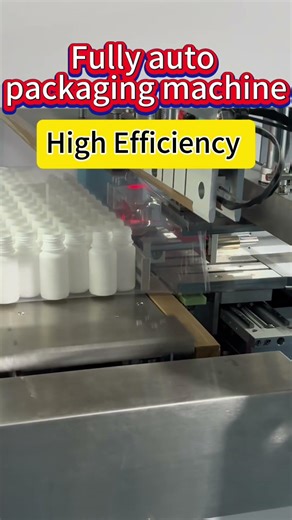 Fully auto packaging machine for empty plastic bottles #machine #plasticbottle