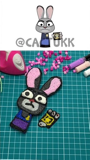 I made Sprunki OC: Horror Judy Hopps (from Zootopia) @cactukk wiht 3D Pen #sprunki #incredibox