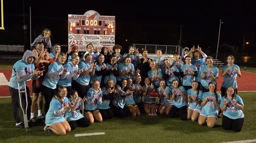 1K views | Bellevue High School is getting ready for their homecoming football game this Friday with their annual Powderpuff volleyball and football games, where the juniors take on the seniors! Despite dealing with the rain for the football game, everyone had a great time and are now pumped up and ready for the big game! | BCSN Erie | Facebook
