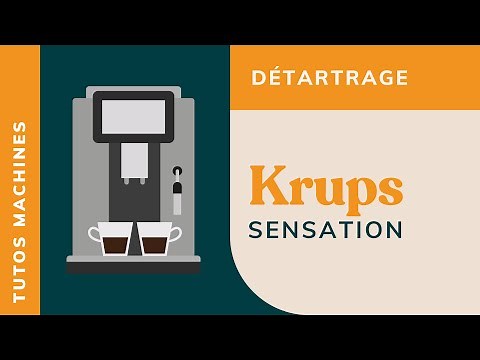 [TUTOS MACHINE] Comment détartrer sa Krups Sensation ?