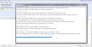 Bitcoin Faucet Automator Bot