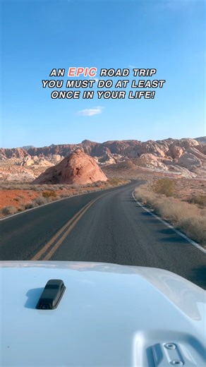 𝐓𝐡𝐢𝐬 𝐢𝐬 𝐚 𝐦𝐮𝐬𝐭-𝐝𝐨! 🚗 Road tripping in the western US is absolutely incredible. There are SO many epic drives you can do, and this was one of our favorites. We started and ended in Vegas, but it can also be modified for flying in and out of Salt Lake City. Day 0 - arrive in Vegas (depending on your flight arrival time, you could start with Day 1) Day 1 - drive to Valley of Fire State Park, go to Springdale, Utah for the night Days 2 and 3 - Zion National Park (Angel’s Landing is a m