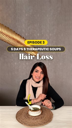 Simrat Kathuria Diet Xperts on Instagram: "Comment “FALL” if you also want to fix your hairfall and I’ll share the recipe. Don’t forget to follow for Day 4 remedy. Excessive hair fall isn’t a hair problem - it’s internal. This soup supports iron absorption & scalp circulation. [hair fall soup, hair fall control diet, hair growth foods, iron rich soup, hair loss nutrition, hormonal hair fall, simrat kathuria, spinach soup, winter soups, winter recipe, hair fall remedy]"