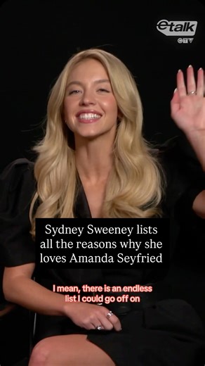 Etalk | Sydney Sweeney and Amanda Seyfried truly love each other! 🥹 While promoting their film ‘The Housemaid’, Sydney listed all the reasons why... | Instagram
