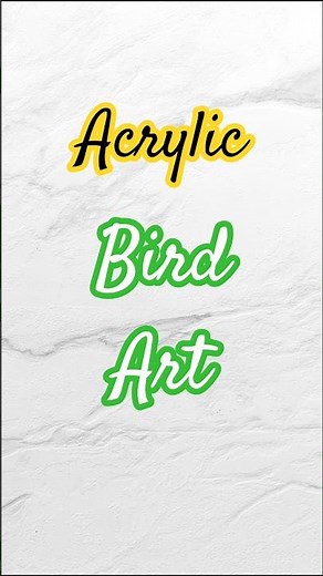 Acrylic Toucan Bird Painting: Step-by-Step on Canvas! 🖌️🐦