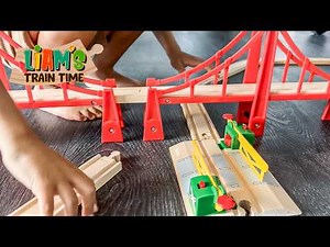 BRIO Wooden Trains for Kids: Bridges, Elevated Tracks & a Collapsing Bridge!