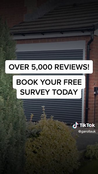 Did you know, you can get an electric roller garage door from £895!* Book your free survey today and enjoy our easy-to-use garage doors with 2 years warranty. *offer valid for a 55mm slat garage door up to 2.4m wide, internal manual override, 2 remotes and white colour with 2 years warranty. #garagedoors #garolla #garollagaragedoors #electricgaragedoor #insulatedgaragedoor #spacesaving #rollergaragedoors Garage doors, electric garage door, insulated garage doors, easy-to-use garage door, space s