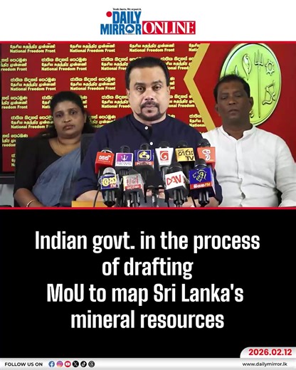 Indian govt. in the process of drafting MoU to map Sri Lanka's mineral resources | Daily Mirror