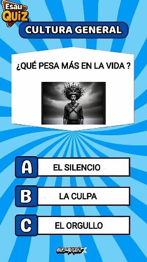 Quiz Preguntas de sabiduría 🤔 #esauquiz #quiz #TriviaTime #trivia #preguntasyrespuestas #cuantosabes #fypシ #culture | Esau Quiz