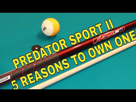 THE PREDATOR SPORT 2 CUE ~ Five Reasons You Should Own One (8 Ball, 9 Ball, 10 Ball - Pool Lessons)