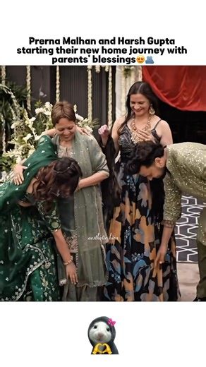 parents bless it first😎#prernamalhan #bollywood