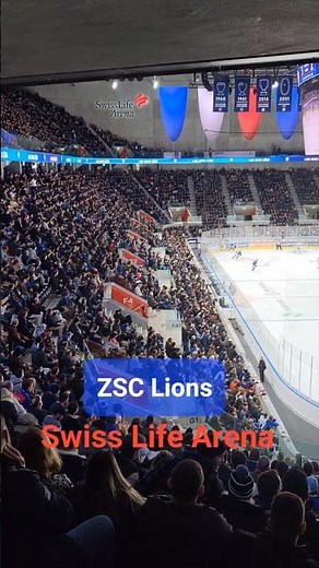 ZSC LIONS 🦁 Neue Swiss Life Arena | Eishockey in Zürich | #shorts | Thomas1980
