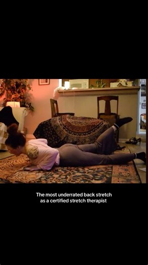 Great for a back pop. , full video is on my channel #backstretching #mobilitytraining #stretching