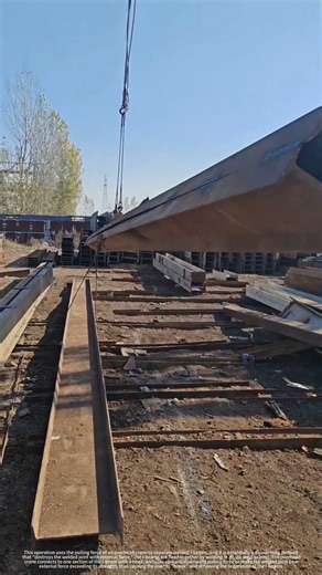 Separate welded I-beams via pulling force