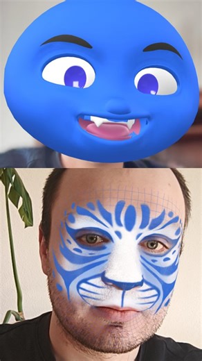 Create your own web face filters! 🎭 Switch textures using your 2D designs from Procreate or Photoshop without writing any code. Build your own Face Filter web page instantly with the Needle Engine sample. #facefilter #facetracking #webdev #threejs #procreate | Needle Tools