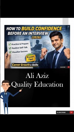 Build Interview Confidence Fast 🔥 | ‪@AliAzizQualityEducation‬