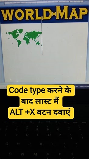 MS Word Magic: Create World Map & Symbols in 1 Second! 🌍✨ #shorts #trending #tipsandtricks #viral