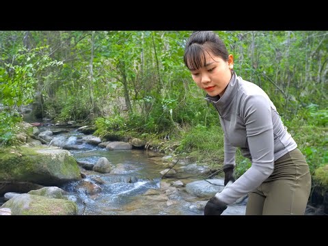 Woman’s Amazing Harvest Skills | Outdoor Foraging & Bringing Fresh Food to Market [4K]
