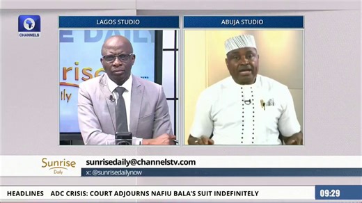 I can tell that, INEC chairman, who figuratively is wearing Tinubu's cap, I can tell you he will not come out of this.— Kenneth Okonkwo, ADC Chieftain, speaking on the pro-APC posts allegedly linked to the INEC chairman, Joash Amupitan.#SunriseDaily