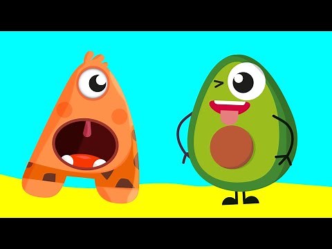 AVOCADO starts with A | Yummy Alphabet | Learn to Read with ELLIE