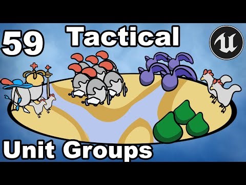 Tactical Combat 59 - Group Units In Overworld - Unreal Engine Tutorial Turn Based