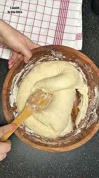 No-knead bread | Crispy crust and airy core | Simple recipe in a cast iron pot #delicious