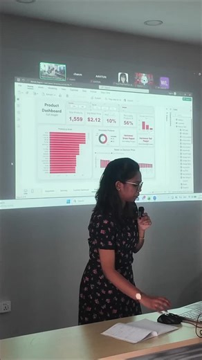 Matrix Collegeရဲ့ Power BI Batch-7 Presentation Day 🍀 Grow Professionals Grow Together #LearnwithMatrix #powerbi #bi #presentation