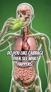 What Happens Inside Human Body When Eat Cabbage? 🧠🥬| 3D Anatomy Explained #humanbody #shorts #health