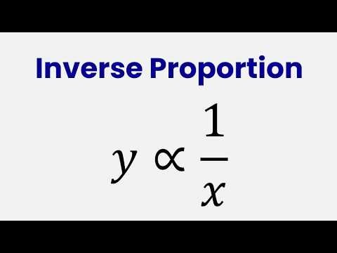 GCSE Maths: Inverse Proportion Explained (Step-by-Step Guide)