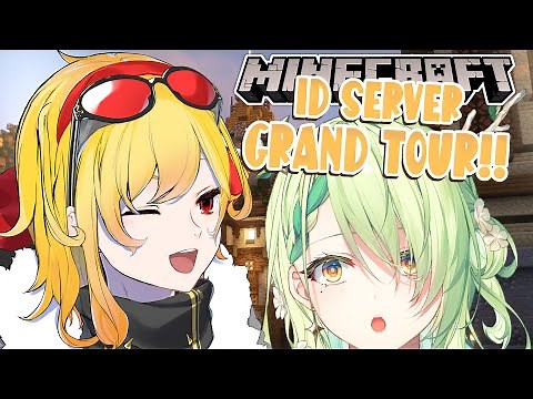 【MINECRAFT】 ID Server Tour with Kaela!! Is this Disney World?!?