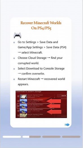 Recover Deleted Minecraft Worlds ( on PC, Mobile & PS4/5)#minecraftworld #filerecovery