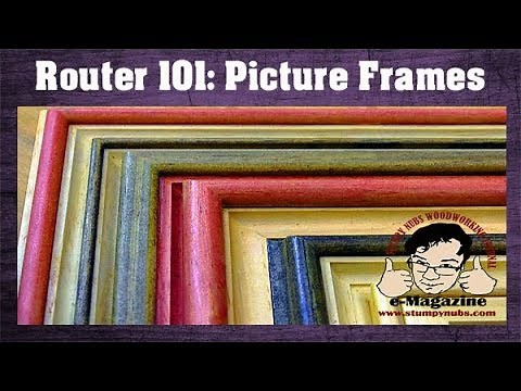 (Old version) 10 AMAZING picture frames you can make with REGULAR ROUTER BITS!!!!