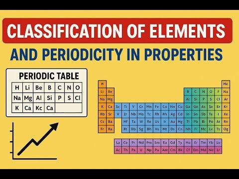 classification of elements & periodicity in properties / L7/ class 11 / Ch. 3
