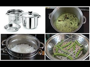 3 in 1 steamer can we cook rice using this vessel??