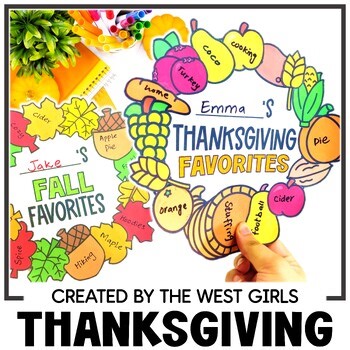 Thanksgiving Thankful Wreath Craft First 2nd 3rd Grade Kindergarten Art Projects