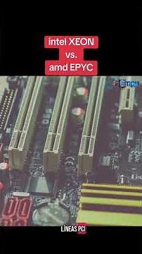 Intel Xeon vs. AMD EPYC. cuál eligen? #hardware #procesadores #intel #amd #chips #aprendamosjuntos