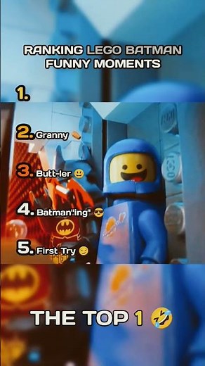Ranking Lego Batman Funny Moments 😂