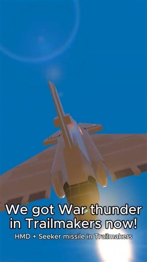 AAM #trailmakers #militarysimulation #fypシ゚viral #trailmakersbuild #missile #radar #warthunder #game