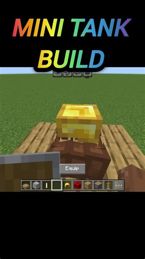 Minecraft mini tank for beginners