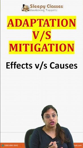 Adaptation vs Mitigation