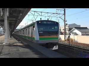 上野東京ライン 小金井行き E233系＋E231系 鴨宮駅発車