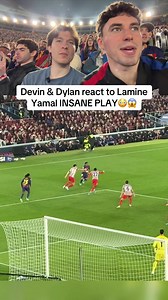 He’s the best in the world #devincaherly #devinanddylan #barcelona #lamineyamal #championsleague