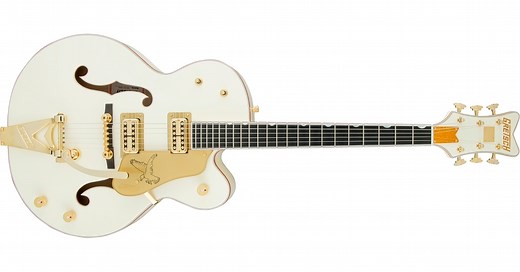 G6136T-59 Vintage Select Edition '59 Falcon™ Hollow Body with Bigsby®, TV Jones®, Vintage White, Lacquer