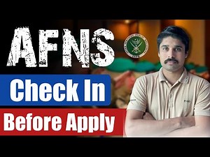 Check These Things Before to Apply For AFNS Test | Join Pak Army Through AFNS 2026
